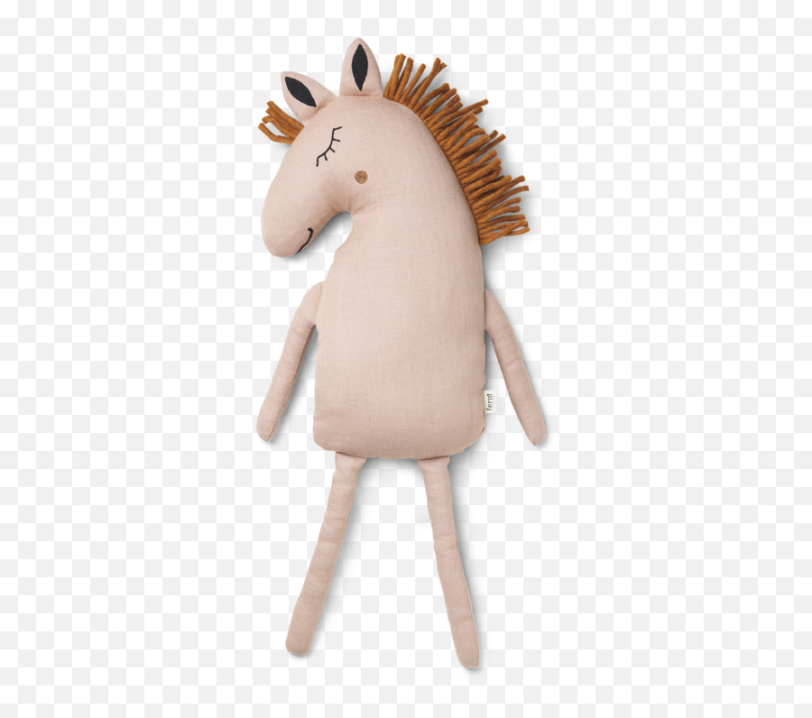Safari Cushion Horse In Dusty Rose In - Ferm Living Horse Cushion Emoji,Horse Emotions For Kids