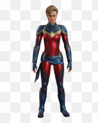 Captain Marvel Sixth Scale Collectible - Hot Toys Captain Marvel Emoji,Captian Marvel No Emotions
