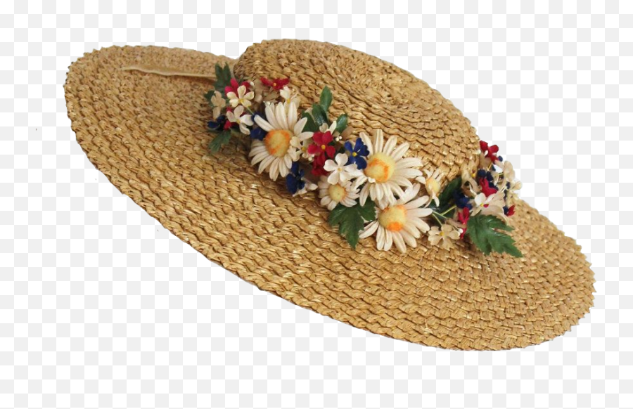 Trending - Costume Hat Emoji,Straw Hat Emoji