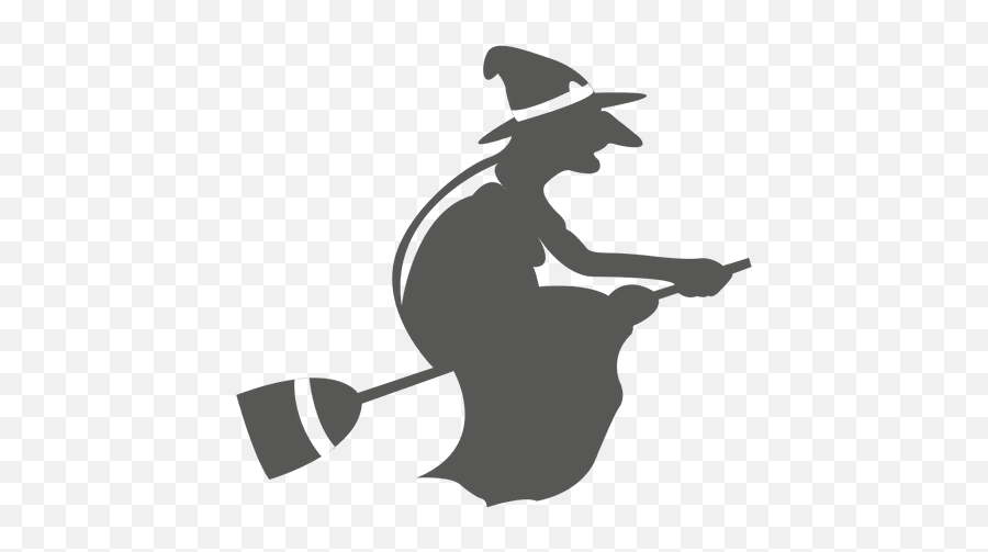 Witch On Broom Icon - Transparent Png U0026 Svg Vector File Desenho Bruxa Na Vassoura Emoji,Witch's Hat Emoji