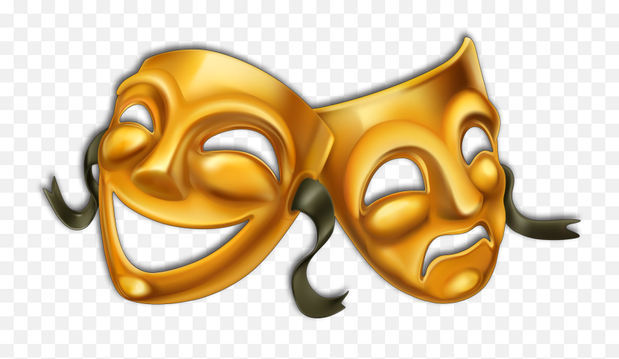 Sad Face Masks Png Download - Drama Face Masks Emoji,Faces Emotion Theatre Royality Free