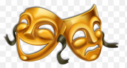 Sad Face Masks Png Download - Drama Face Masks Emoji,Faces Emotion Theatre Royality Free