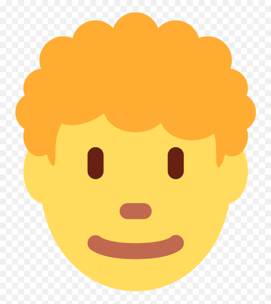 Curly Hair Emoji - Novocomtop Curly Hair Person Emoji,Love Your Curls Emoji