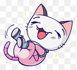 Astro Kitty Stickers - Live Wa Stickers Emoji,Facebook Cat Emotions