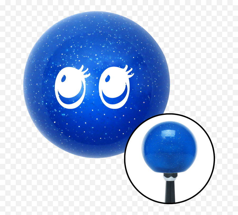 White Cute Eyes Blue Metal Flake Shift Knob W M16x15 Insert Shifter Auto Brody Manual Automatic Custom Universal 3 4 5 6 Speed Transfer Case Suicide Emoji,X Eyes Smileys Emoticons Transparent