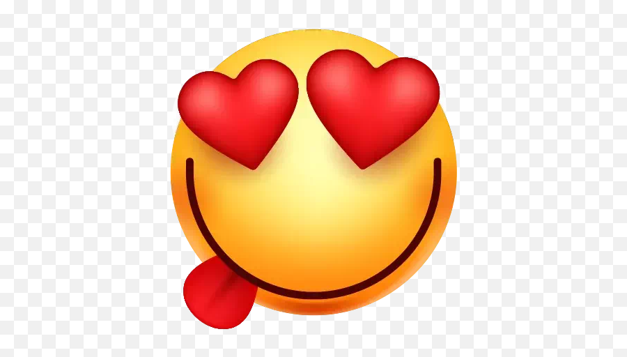 Heart Eyes Emoji Transparent Png - Love Emoji Png,Heart Eyes Emoji
