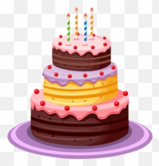 Free Tortem - Vector Birthday Cake Transparent Background Emoji,Pasteles De Emojis