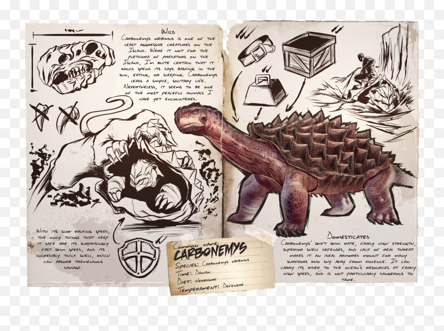 Carbonemys - Official Ark Survival Evolved Wiki Emoji,Guide To Ark Emojis