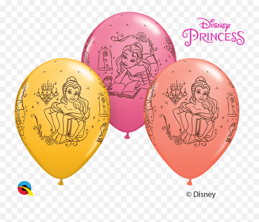 11 Assorted 25 Count Disney Princess Belle Latex Balloons Emoji,Ellen's Holiday Emoji Nov. 25