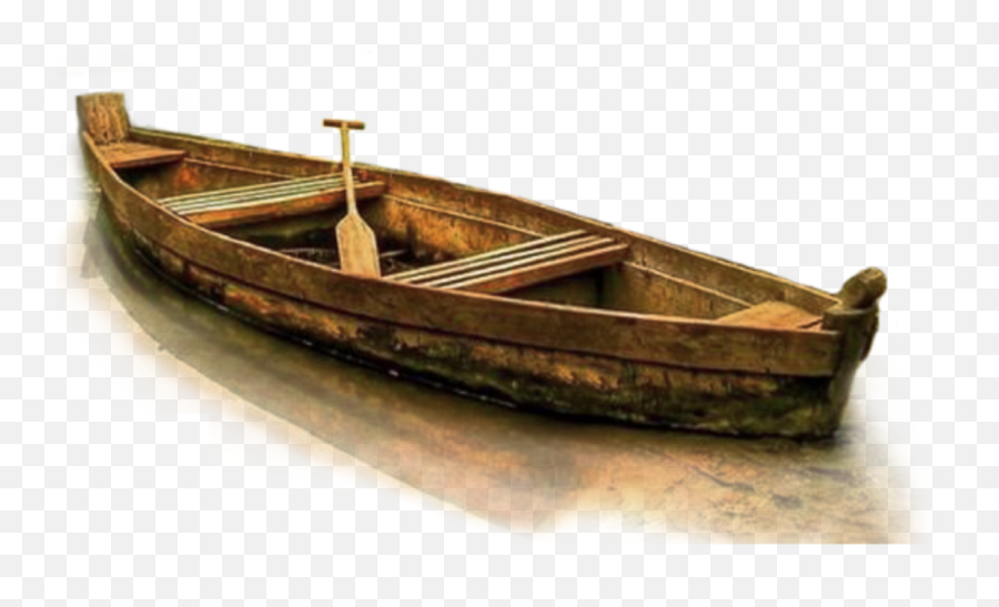 Boat Old Sticker - Old Wood Boat Png Emoji,Rowing Emoji