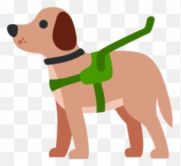 Guide Dog Emoji - Guide Dog Emoji,Blind Emoji