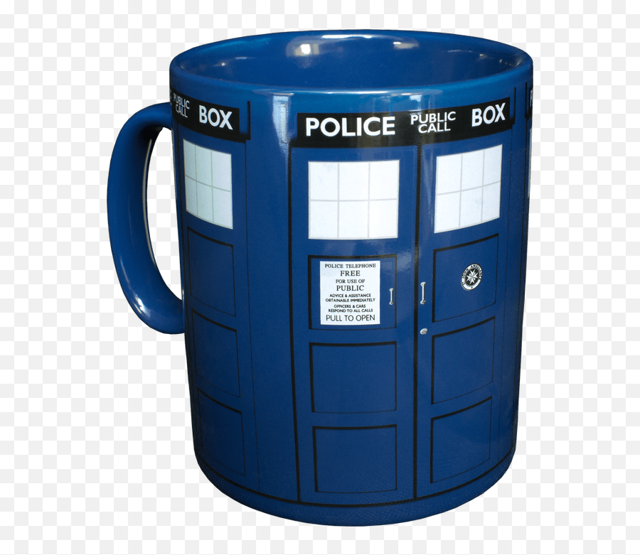 Doctor Who Tardis Mega Mug - Doctor Emoji,Tardis Emoticon