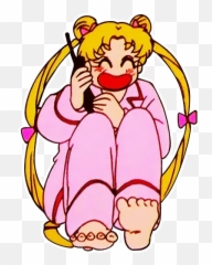 Telegram Sticker From Original Sailor Moon Pack Emoji,Aesthetic Moon Emoji