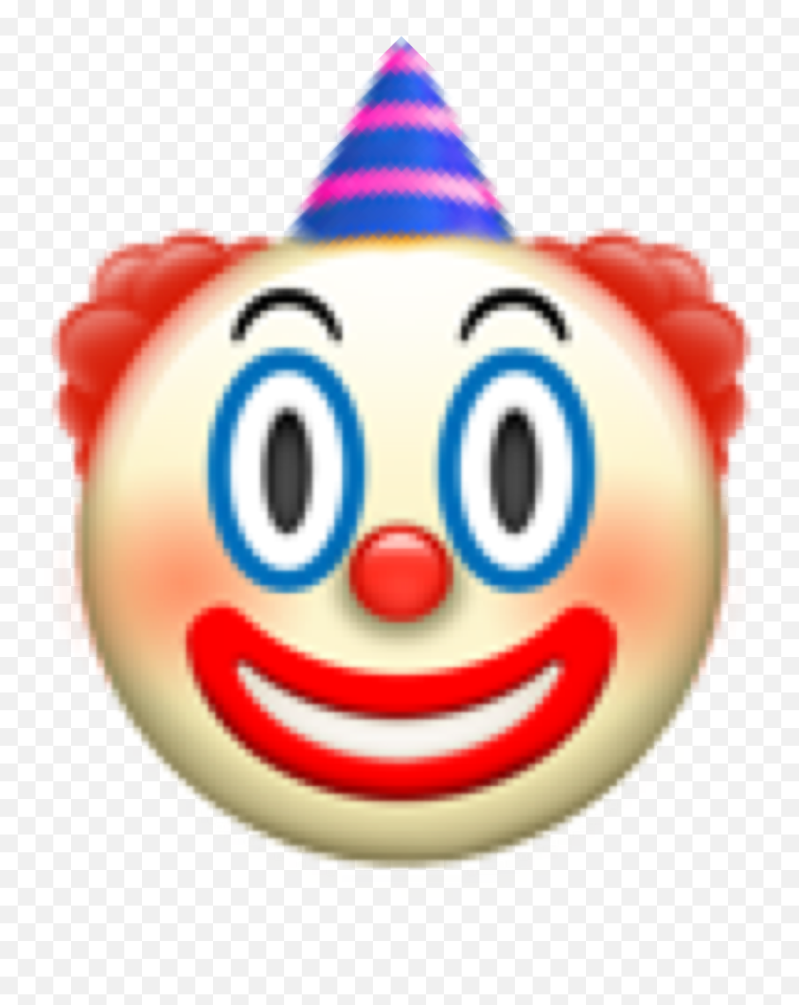 Emoji Clown Party Funny Hat Sticker By Gummy Boi - Print Clown Emoji,Emoji Birthday Party