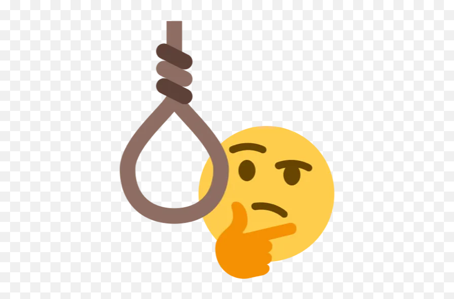 Thinking Emoji - Discord Emoji Thinking Noose Emoji,Thonk Emoji