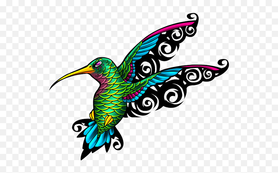 Download Hummingbird Tattoos Png File Hq Png Image Freepngimg - Hummingbird Tattoo Flash Emoji,Hummingbird Emoji