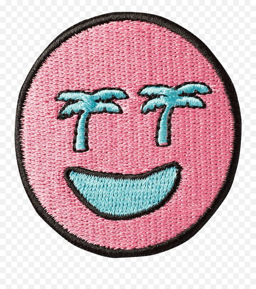 Download Hd Palm Tree Eye Emoji Sticker - Palm Patch Png,Palm Tree Emoji