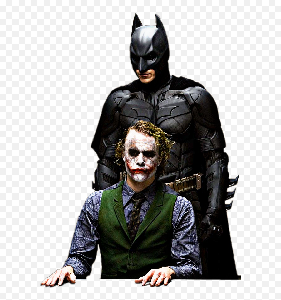 Joker Batman Heathledger Sticker - Batman And Joker Png Emoji,Batman Joker Emoji