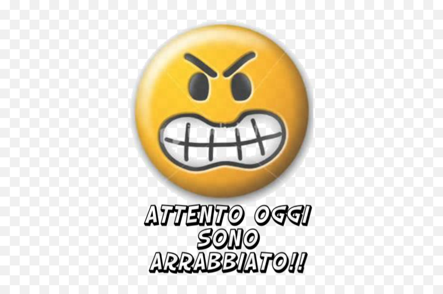 Se Sei Arrabbiato Previeni E Fallo - Oggi Sono Molto Arrabbiato Emoji,Emoticon Arrabbiata