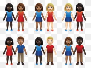World Emoji Day Apple Presenta Le Emoji Lgbt - Qmagazine Interracial Couple Emoji,World Emoji Day