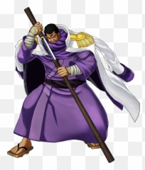 Fujitora Issho Render Piece World - One Piece Fujitora Png Emoji,Luffy Twitter Emoji