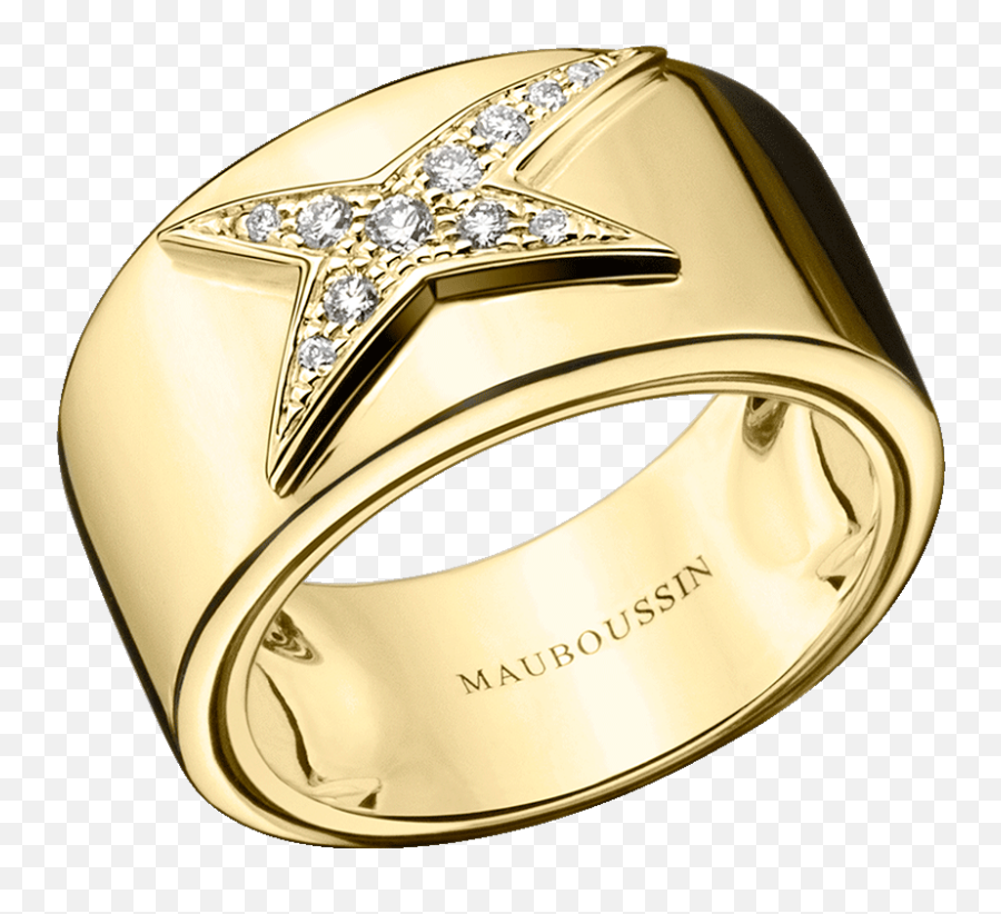 Mauboussin Etoile Divine Ring - Bague Mauboussin Or Jaune Emoji,Emotion Divine De Mauboussin
