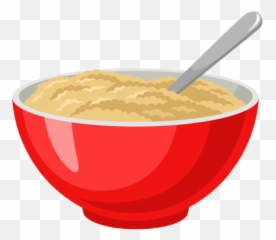 Bowl Food Oatmeal Sticker - Porridge Clipart Emoji,Find The Emoji Bowl Of Cereal