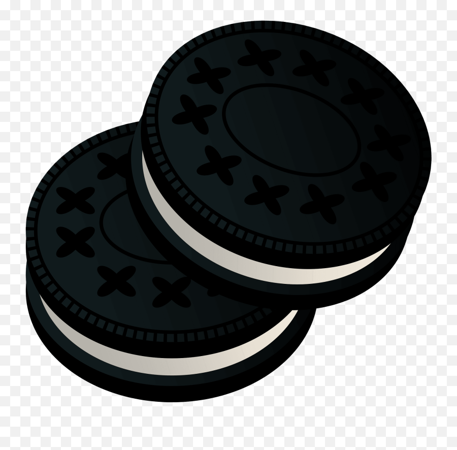 Oreo Chocolate Sandwich Cookies Clipart - Lid Emoji,Oreo Cookie Emoji