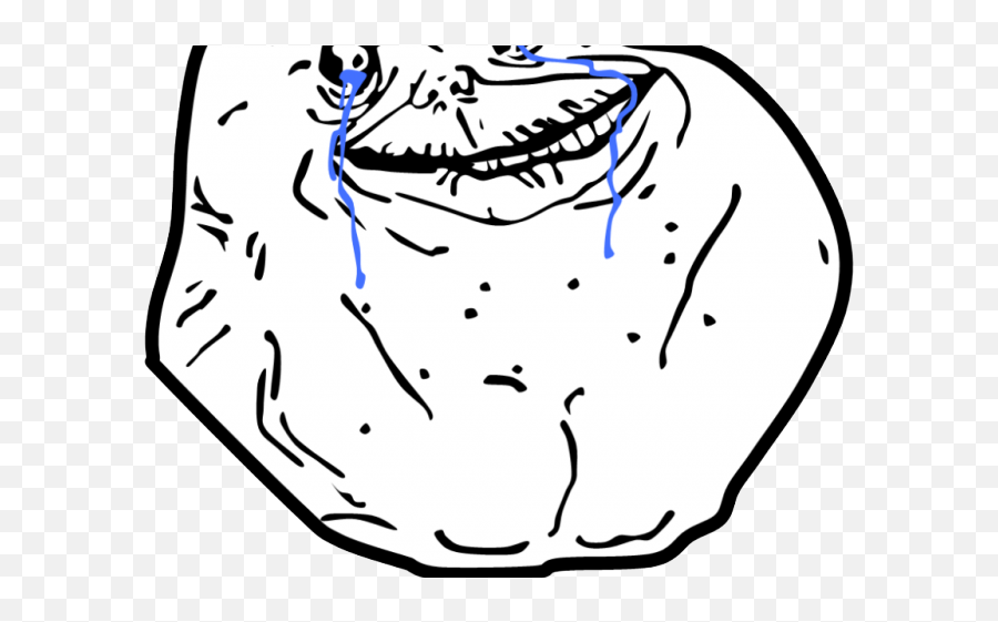 Download Forever Alone Clipart Troll - Forever Alone Meme Forever Alone Guy No Background Emoji,Troll Face Emoji