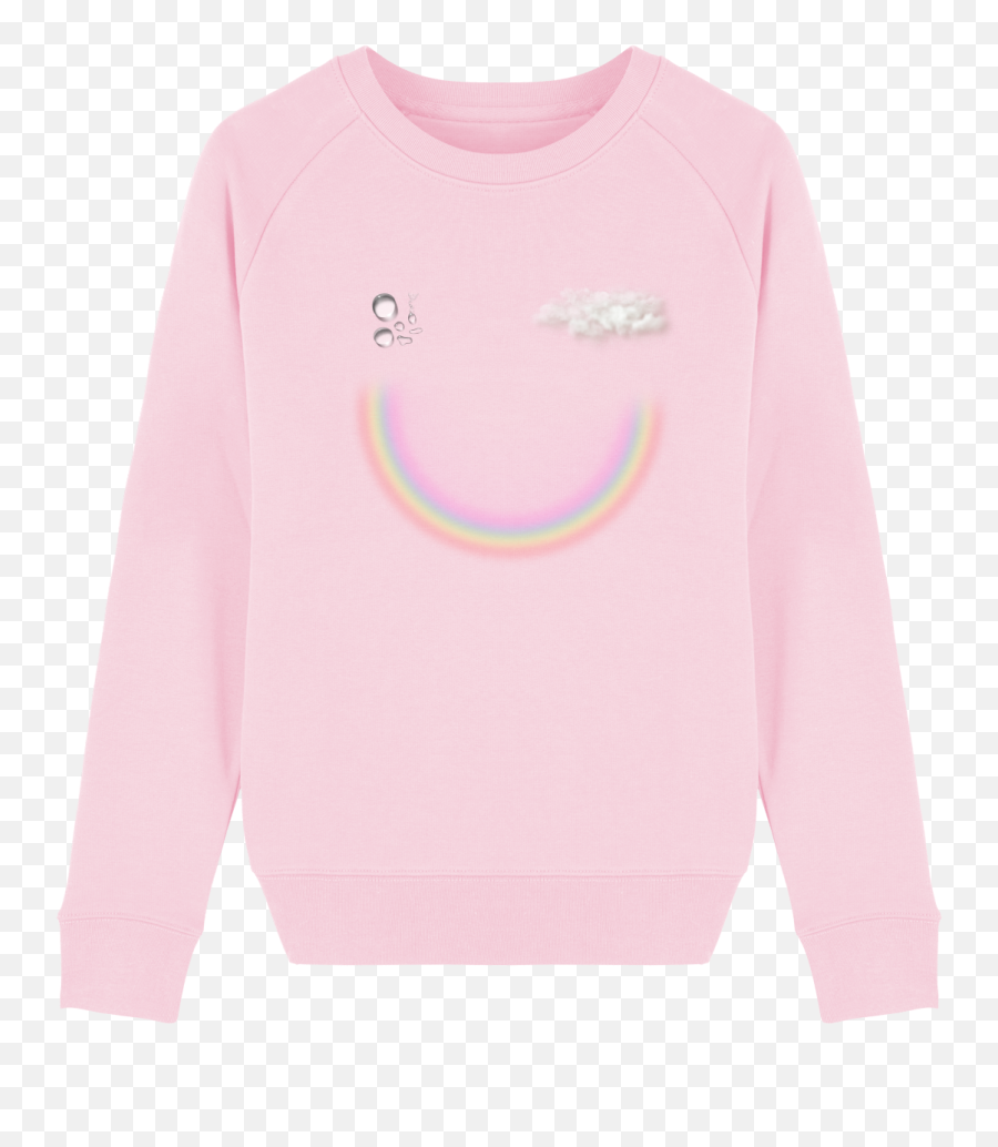 Rainbow Smile Sweater - Long Sleeve Emoji,Putting On A Sweater Emoticon