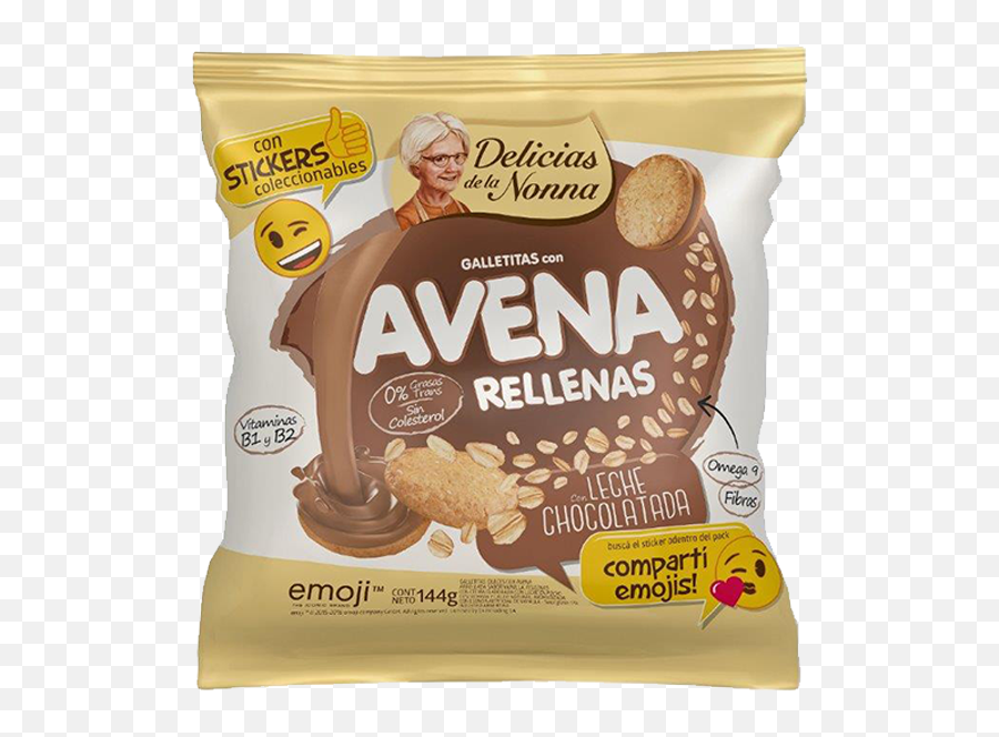 Rellena Saludable Emoji Chocolatada 144g - Delicias De La Nona,Huevos De Pascua Emojis