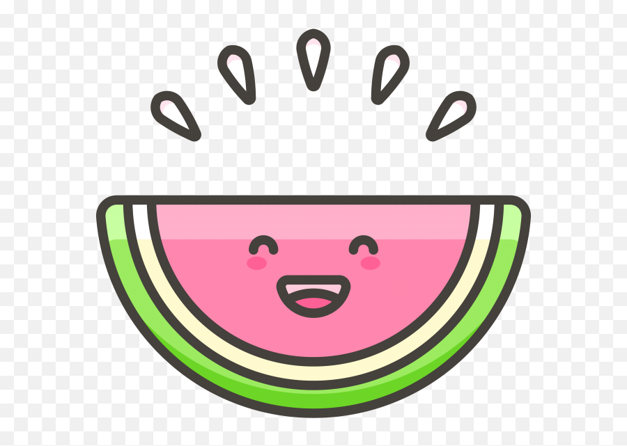 Watermelon Funny Food Free Icon Of Another Emoji Icon Set - Happy,Food Emoticon