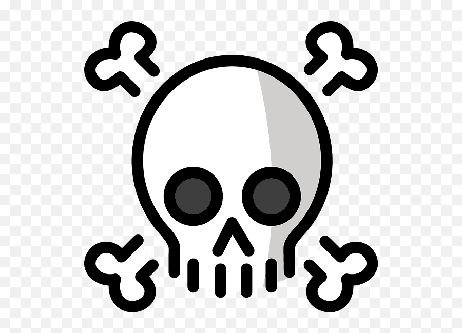 Skull And Emoji - Skull Bones Easy,Skull Out Of Emojis