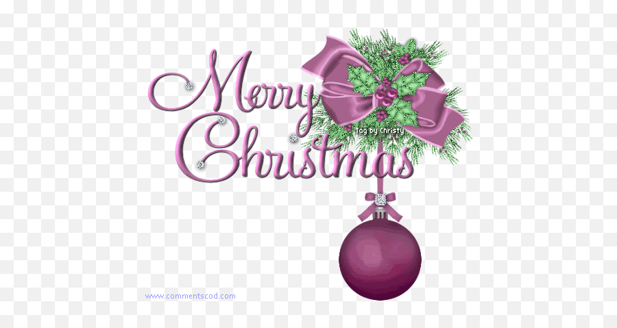 Holy Glitter Christmas Clipart - Clipart Suggest Merry Christmas Purple Clipart Emoji,Christmas Wreath Emoticon Facebook