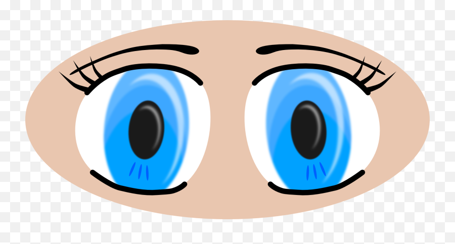 Free Anime Eyes Vector Illustration - Body Parts For Kids Eyes Emoji,Anime Eyes Emotions