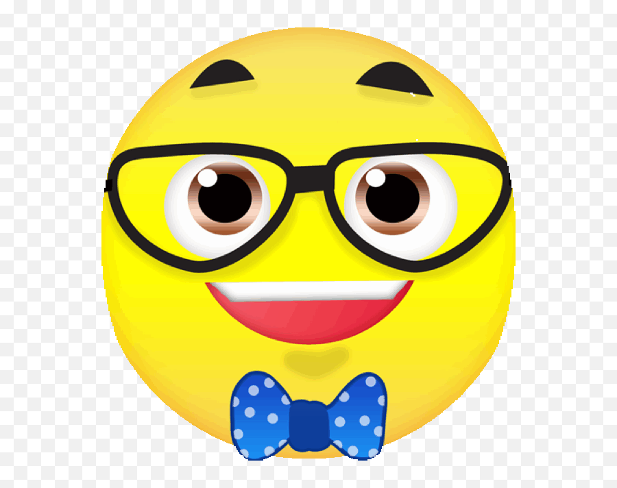 Free Original Emojis - Nerd Emoji Animated Gif 480x491 Nerd Emoji Gif Transparent,Gif Emojis