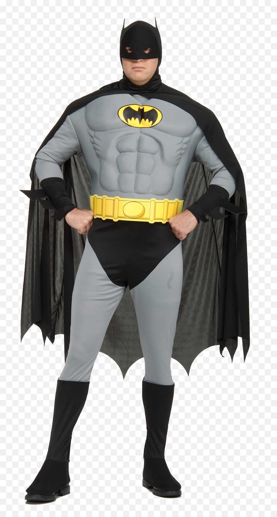 Muscle Chest Batman Plus Costume Clip Art - Plus Size Batman Costume Emoji,Batman Emoji