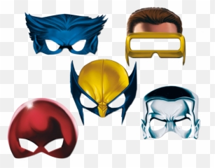 X Men Masks - X Men Theme Party Emoji,X Men Emoji