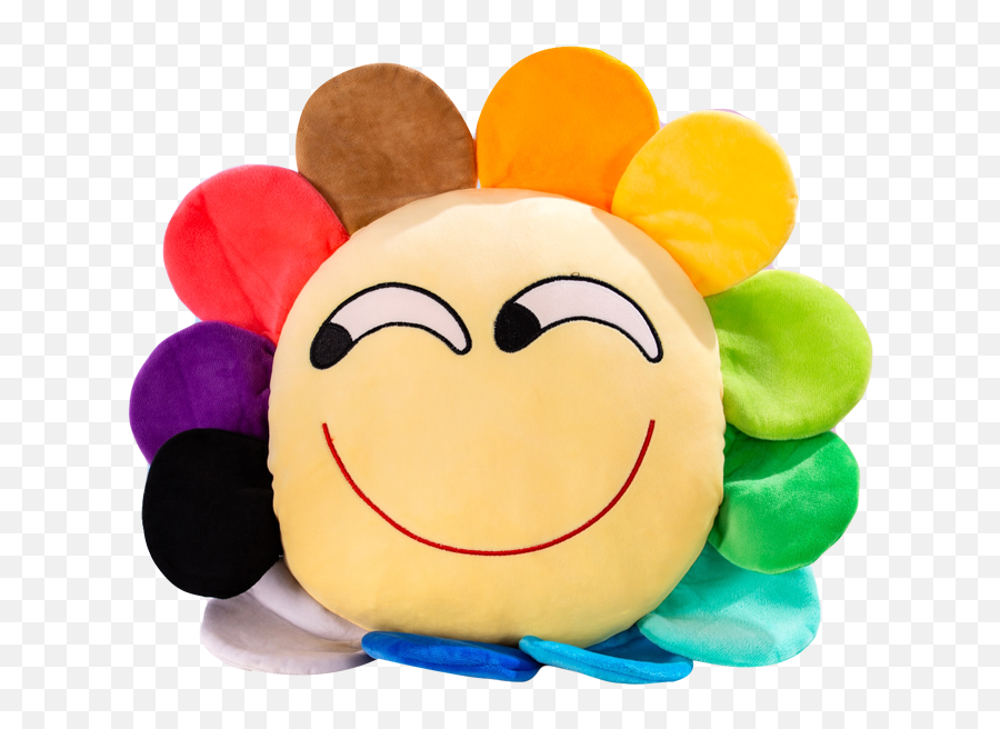 Buy One Piece Plush Toy Flower Shape - Enfermagem Emoji,Bum Emoticon