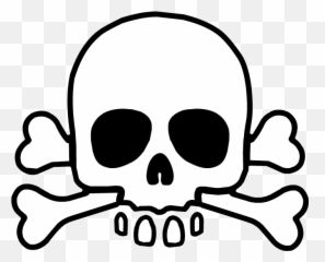 Friendly Clipart Skull Friendly Skull - Skull Crossbones Png Emoji,Skull And Crossbone Emoji