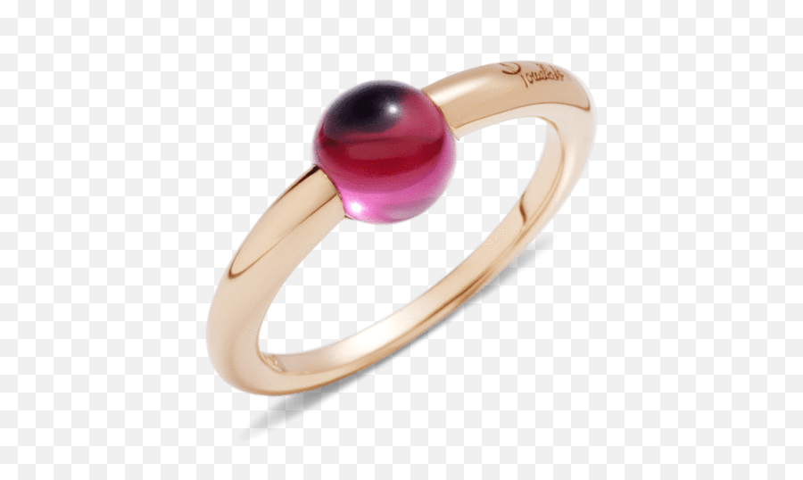 Rhodolite Garnet Mu0027ama Non Mu0027ama Ring Emoji,Mix Of Emotion