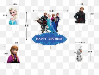 Birthday Party Cake Topper Combo Emoji,Emojis Wparty Hat