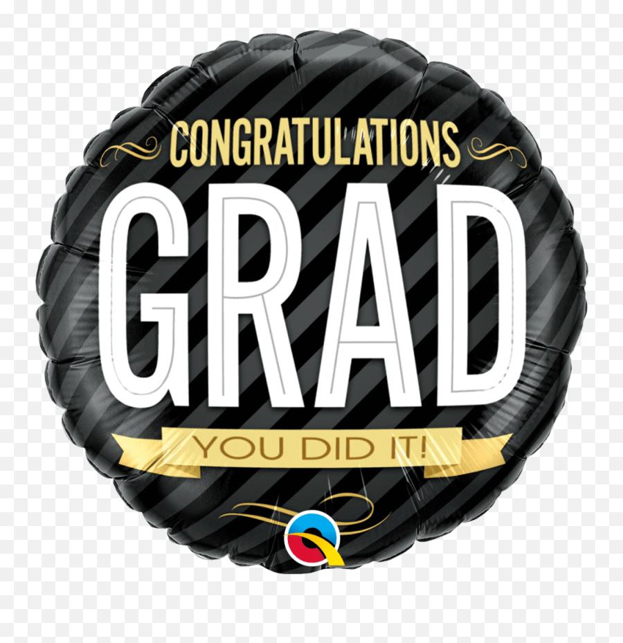 Congratulation Grad Stripes Foil - 18 Inch Balloons Congratulations Emoji,Grad Emoji