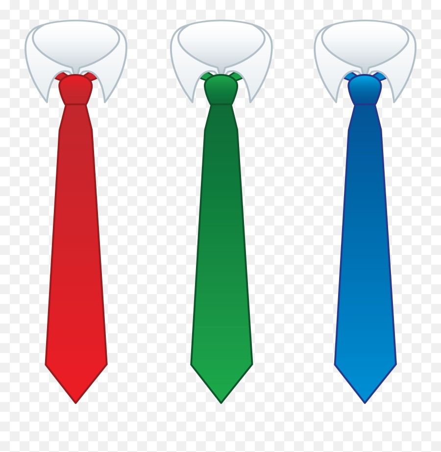 Red Green And Blue Ties In Row Clipart Free Image Download Emoji,Red Green Emoji