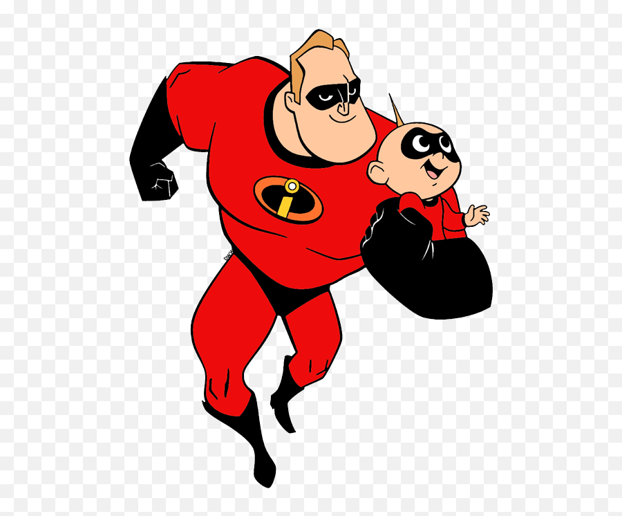 Incredible Running With Jack - Mr Incredible With Jack Jack Png Emoji,Samurai Jack Emoji Dog