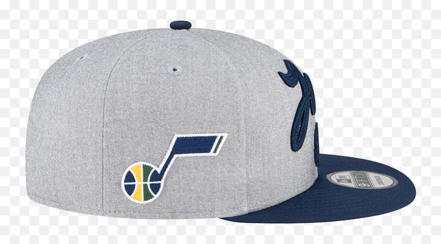 Utah Jazz Nba 9fifty Draft Snapback Heather Grey Navy U2013 More Emoji,Draft Emoji