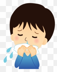 Man Is Blowing Nose In A Tissue Clipart Free Download Emoji,Blowing Nose Emoji