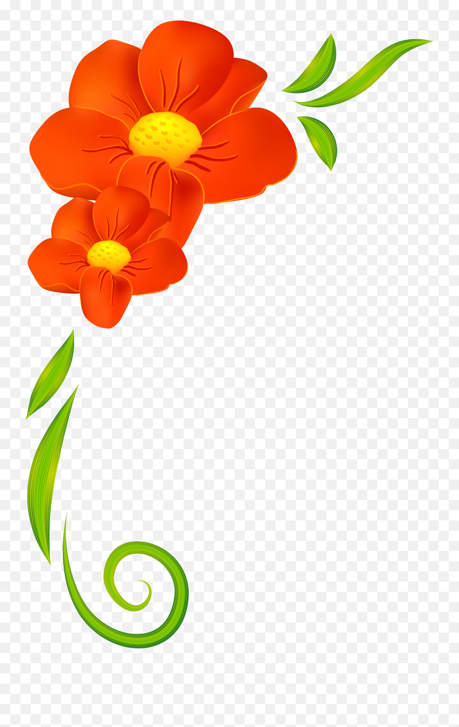 Download Png Blue Flower Emoji Png - Clip Art Library Flower Orange Border Clipart,Flower Emoji Png