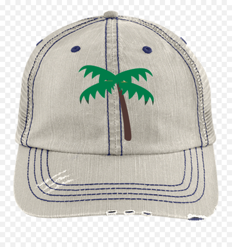 Hakuna Matata 6990 Distressed - Hat Emoji,Palm Tree Emoji