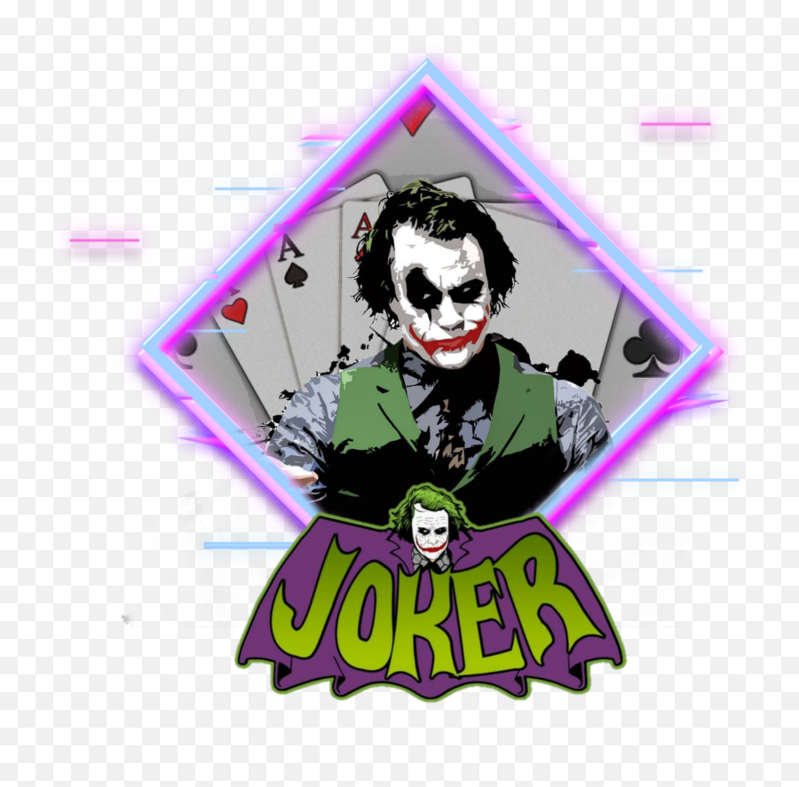 Joker Heath Ledger Batman Dark Knight - Joker Emoji,Batman Joker Emoji